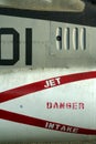 Jet intake military aircraft detail