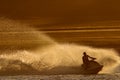Jet ski action Royalty Free Stock Photo