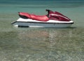 Jet ski on Adriatic sea Royalty Free Stock Photo