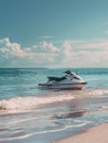 Jet Ski on Beach Royalty Free Stock Photo