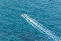 Jet ski in the blue sea during daytime Royalty Free Stock Photo