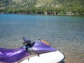 Jet ski on Donner Lake Royalty Free Stock Photo