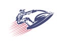 Jet ski. Emblem
