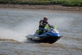 Jet ski at Hanseatic Festival of Watersports, Kings Lynn Quay, River Great Ouse, Norfolk, UK 27 May 2023 Royalty Free Stock Photo