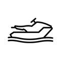 Jet ski icon Royalty Free Stock Photo