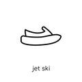 Jet ski icon from collection. Royalty Free Stock Photo