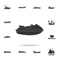 jet ski icon. Detailed set of water transport icons. Premium graphic design. One of the collection icons for websites, web design, Royalty Free Stock Photo