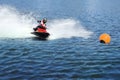 Jet ski racing Royalty Free Stock Photo