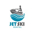 Jet ski rental icon