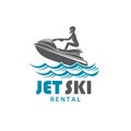 Jet ski rental icon