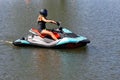 Jet ski rider Royalty Free Stock Photo