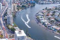 Jet ski speeding on Nerang River.