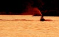 Jet Ski Spray Royalty Free Stock Photo