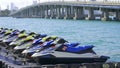 Jet Ski Waverunner rentals Miami Beach Marina 4k HDR video