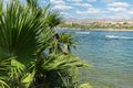 Jet skiing on the Colorado River Royalty Free Stock Photo