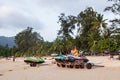 Jet skis for the rest of tourists on the beach patong thailand phuket