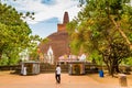 Jetavanarama Dagoba, the biggest stupa in Anuradhapura, Sri Lank