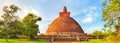 Jetavanaramaya dagoba. Panorama Royalty Free Stock Photo