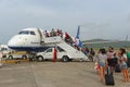 Jetblue Airways Embraer 190 at US Virgin Islands Royalty Free Stock Photo