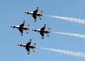 Jetfighters in formation Royalty Free Stock Photo