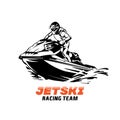 Jetski Racing vector illustration design Royalty Free Stock Photo