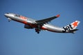 Jetstar Airbus A330 taking off. Royalty Free Stock Photo