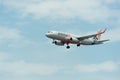 Jetstar Airplane Landing at Singapore Changi International Airport, Singapore, April 2018