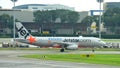 Jetstar Asia Airbus 320 taxiing at Changi Airport