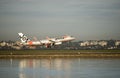 Jetstar departs Kingsford-Smith airport. Sydney