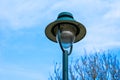 Jette, Brussels Capital Region, Belgium - Street light against blue sky