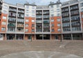 Jette, brussels Capital Region - Belgium - View over the contemporary architecture of the residential apartments of the Jardins de Royalty Free Stock Photo