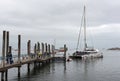 Jetty on Atlantic Street in Walvis Bay, Namibia