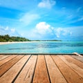 Jetty, beach and jungle