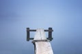 Jetty on Bohinj Lake in Slovenia on a misty morning Royalty Free Stock Photo