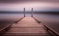 The jetty on Comox Lake