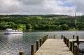 Jetty on Coniston Water Royalty Free Stock Photo