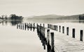 A jetty on Coniston Water Royalty Free Stock Photo