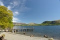 Jetty on Derwentwater near Keswick, Lake District Royalty Free Stock Photo