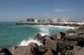 Jetty at Destin, Florida Royalty Free Stock Photo
