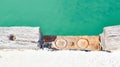 Jetty Detail: Rusted