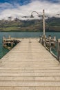 Jetty at Glenorchy in New Zealand Royalty Free Stock Photo