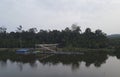 Jetty on Lake Chini