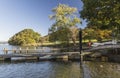 Jetty at Lake Windermere in the Lake District Royalty Free Stock Photo