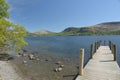 Jetty on Derwentwater near Keswick, Lake District Royalty Free Stock Photo