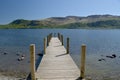 Jetty on Derwentwater near Keswick, Lake District Royalty Free Stock Photo