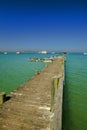 Jetty at langebaan lagoon