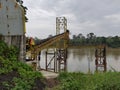 The jetty for loading cargo Royalty Free Stock Photo