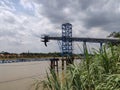 The jetty for loading cargo Royalty Free Stock Photo