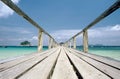 Jetty in Malaysia,Tioman,Malaysia Royalty Free Stock Photo