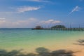 Scenery of Manukan island at Tunku Abdul Rahman National Park in Sabah, Malaysia Royalty Free Stock Photo